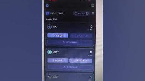 HOW TO DEPOSIT ON SOLLONG