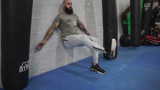Wall Sit Kicks