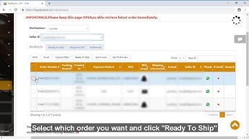 Scan Order and Print Carrier Manifest List