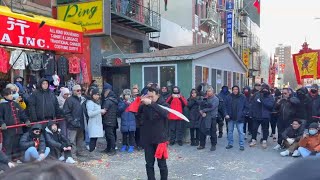 NYC Chinatown Kung Fu Demonstration - NY Chinese Freemasons Athletic Club (Super Saturday 2023)