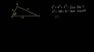 enVision Algebra 2 Topic 8-2 Example 5: Use the Law of Cosines