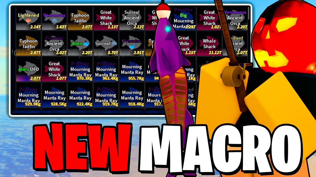 *NEW* BEST AUTO AFK FISCH MACRO In Fisch! (How To AFK Macro In Fisch ...