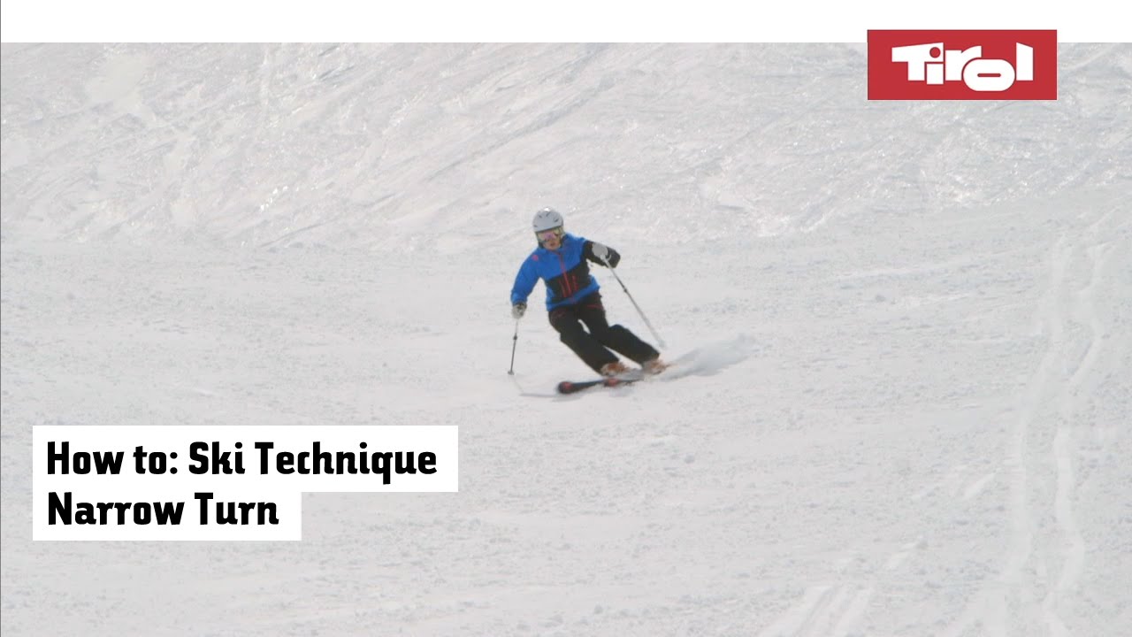 Narrow Turn Ski Exercises: Ski Technqiue Narrow Turn - Tirol Ski School - YouTube