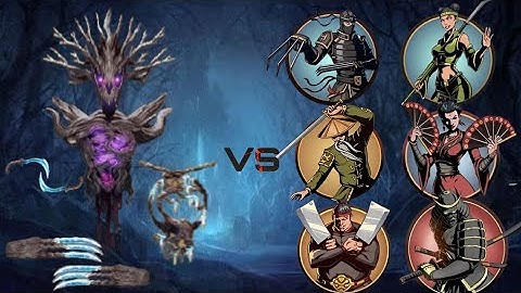 Shadow Fight 2 || Forest Guardian Set vs Six Bosses [New Christmas Event 🎄] [Android / iOS Gameplay]