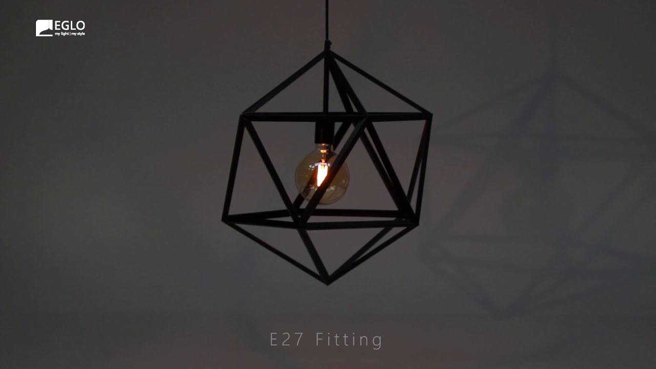 EGLO Embleton hanglamp zwart | Bouwhof
