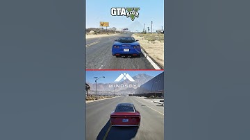 GTA 5 VS MindsEye - Direct Comparison #gta #mindseye #gaming #shorts