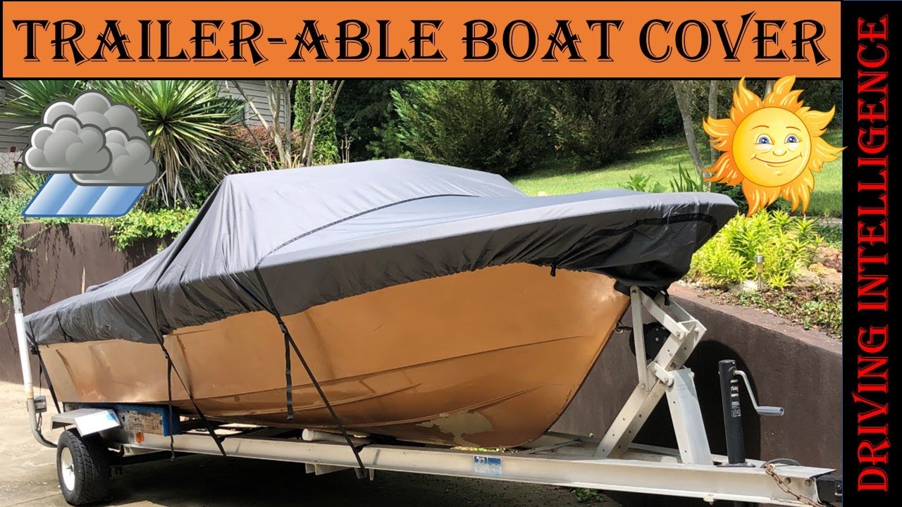 Best Boat Cover To Store & Trailer Boat? Product Review of DikaSun