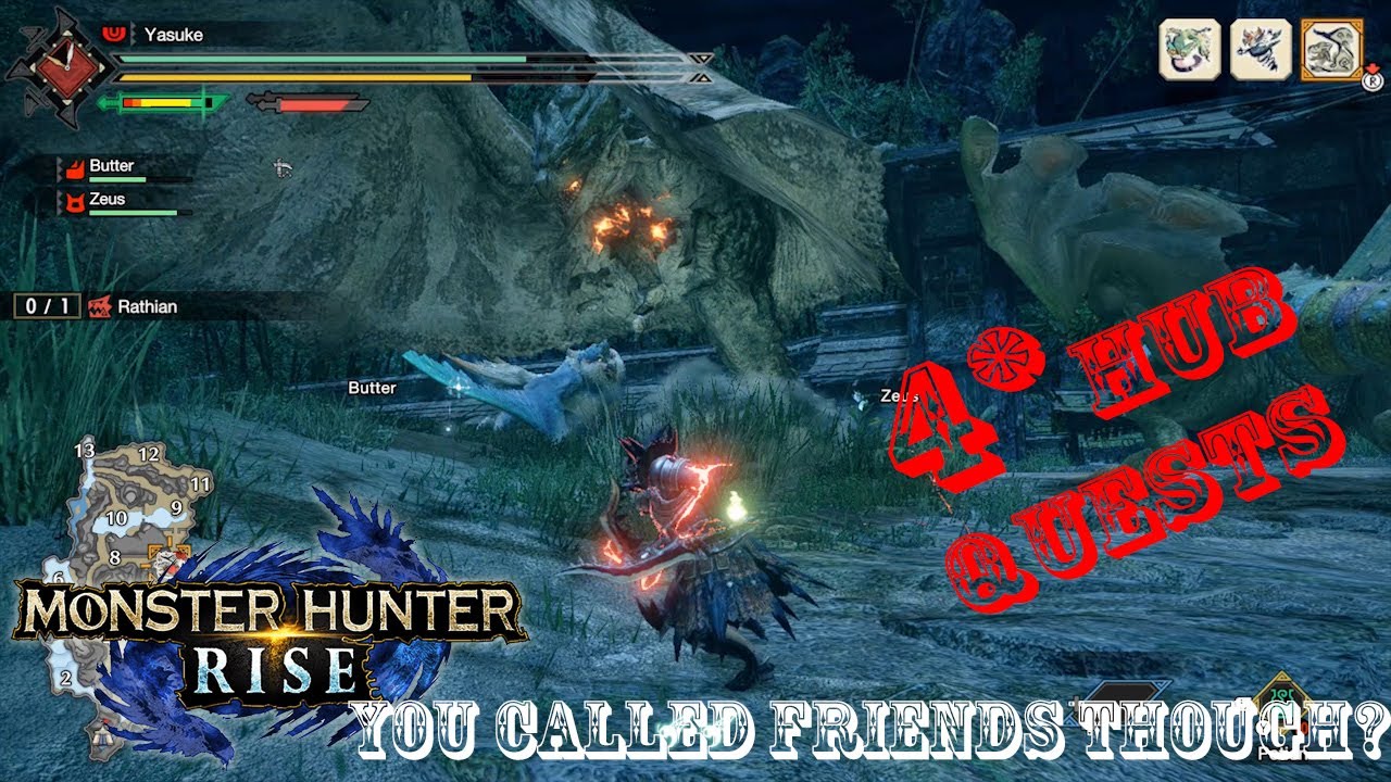 MH Rise 5 Star HUB Quests Which Monsters Have New Moves? Pushing To