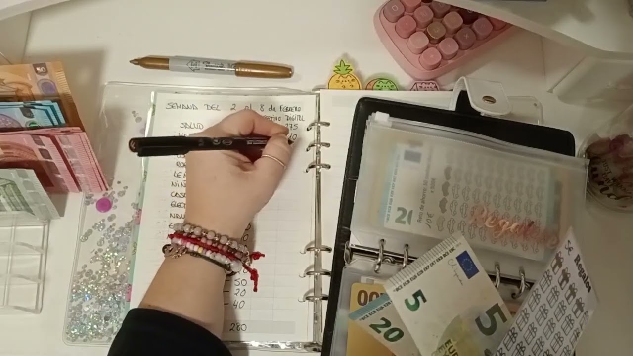 Relleno de sobres semanal del 2 al 8 de febrero 