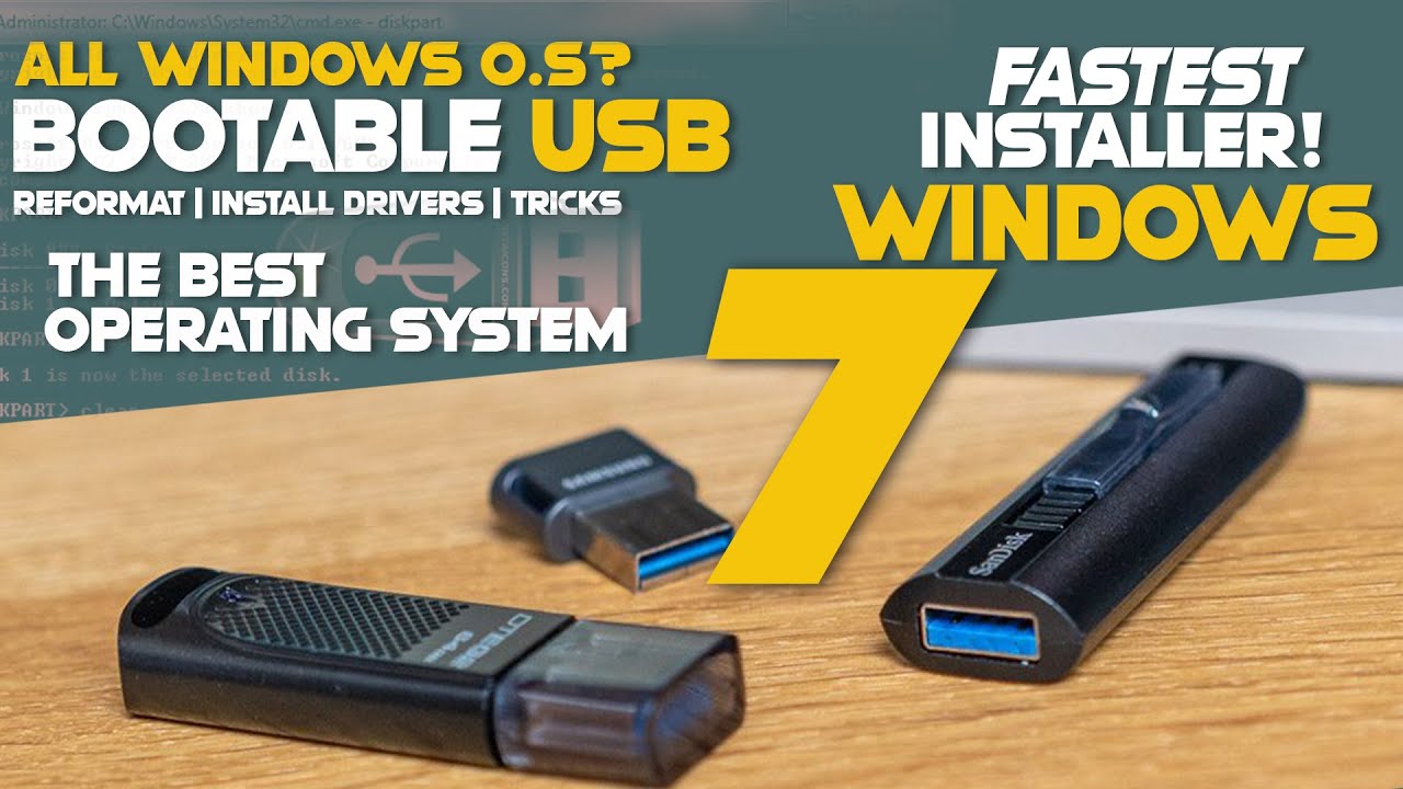 How to make WINDOWS 7 BOOTABLE USB easy | TAGALOG - YouTube