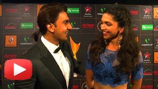Deepika Padukone, Ranveer Singh Arrive Together At Star Guild Awards 2014
