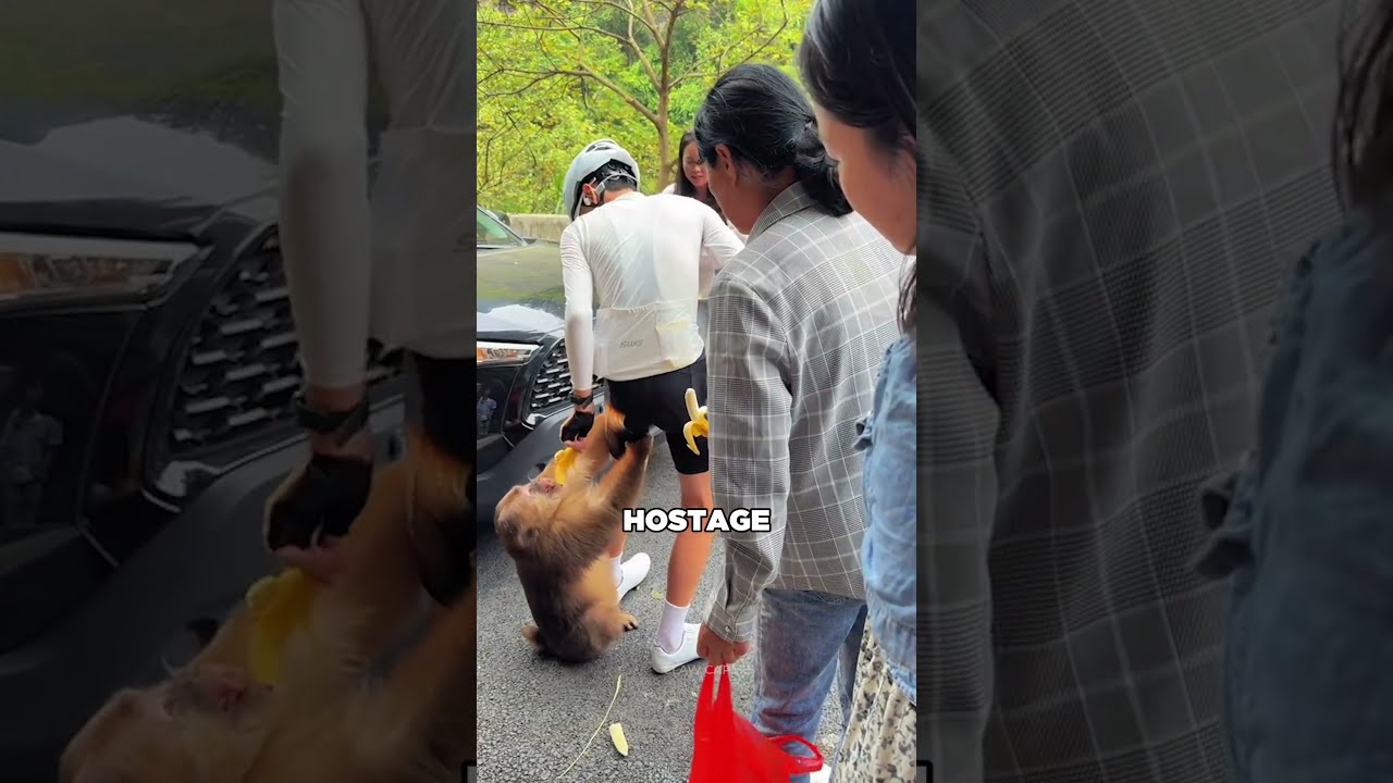 Man Regrets Teasing Monkey After Hilarious Revenge 