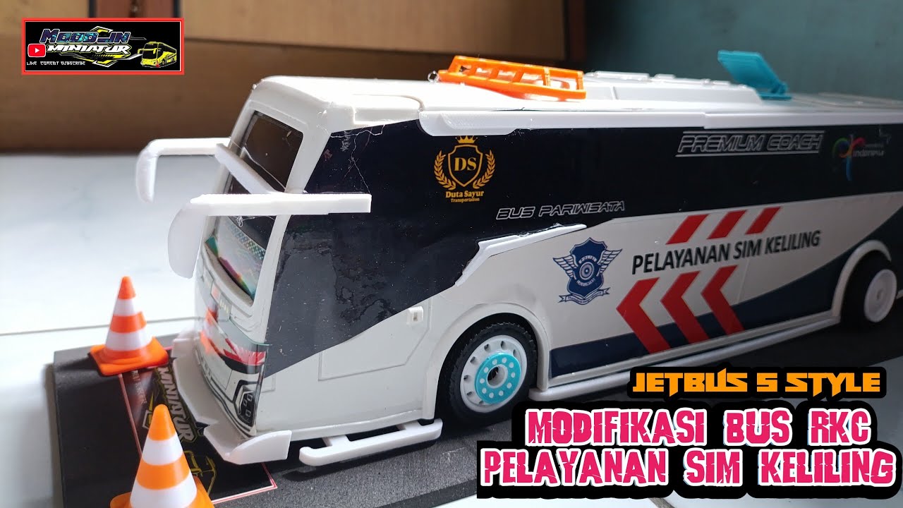Modifikasi bus RKC PELAYANAN SIM KELILING - YouTube