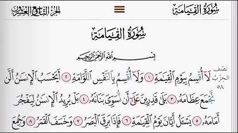 (75) سورة القيامة | شيخ الزين محمد احمد