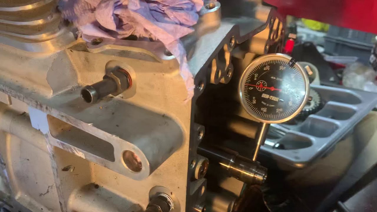 Harley Davidson Twin cam crankshaft run out trueness checking test with