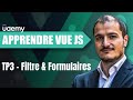 [Formation Vue.js] - TP3 - Filtre des données et formulaires