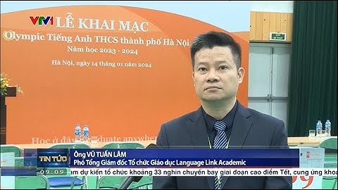 VTV1_Phóng sự về cuộc thi Olympic Tiếng Anh THCS TP Hà Nội năm học 2023 - 2024