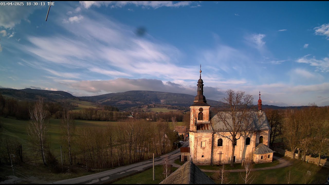 Černý důl - Fořt kostel | Live Webcam 4K