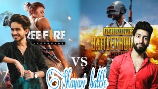 Pubg vs free fire ️️ [gaurav and Ansh pandit)] tik tok dialogue