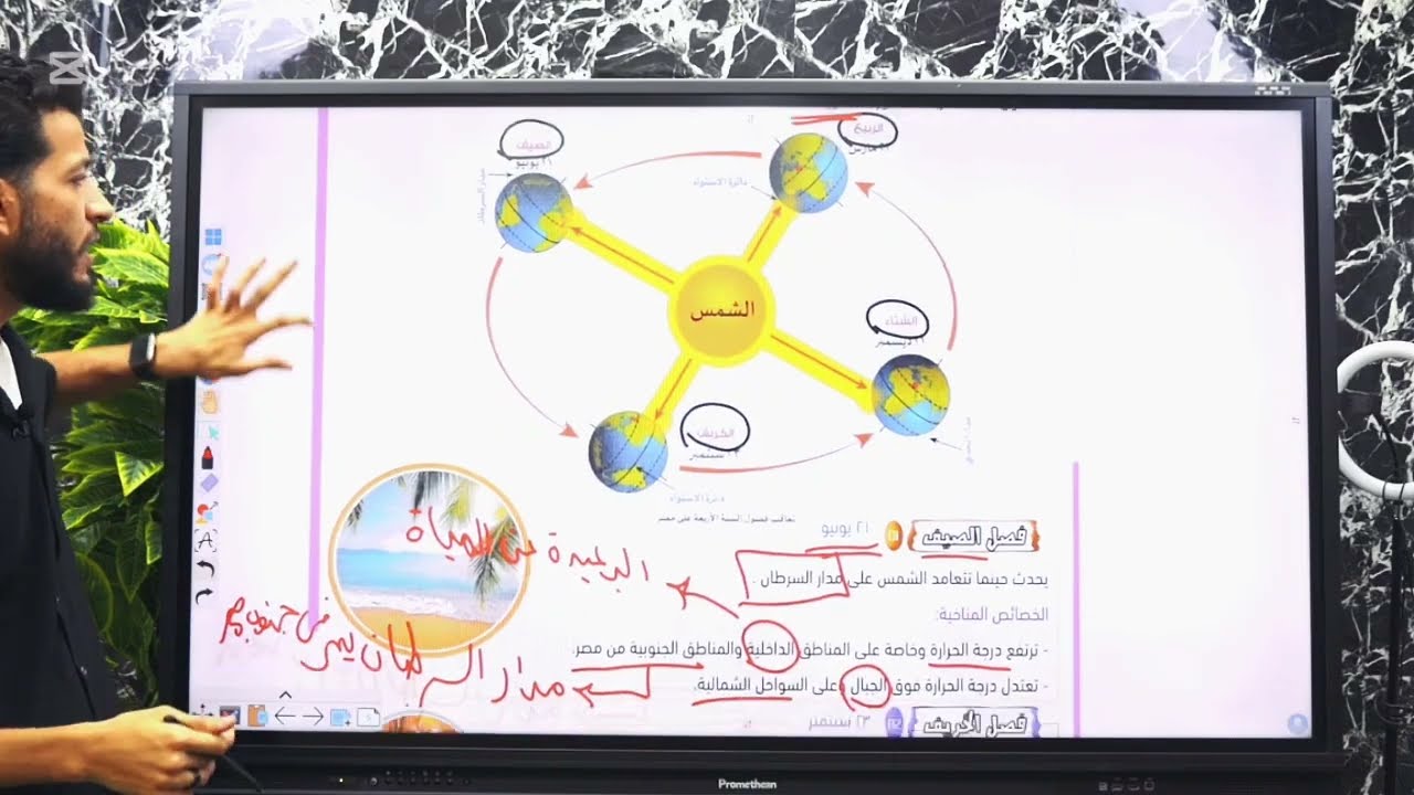 الصف الخامس الابتدائى 🌎🌎✨( فصول السنة الاربعة ) 