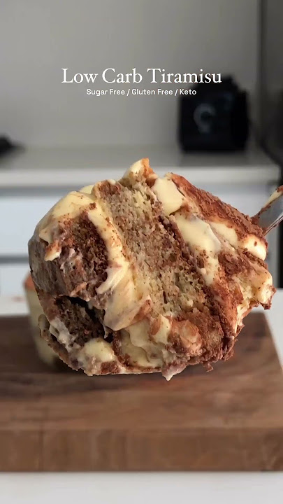 🤤How to make low carb tiramisu and homemade ladyfingers (sugar free, gluten free, keto)