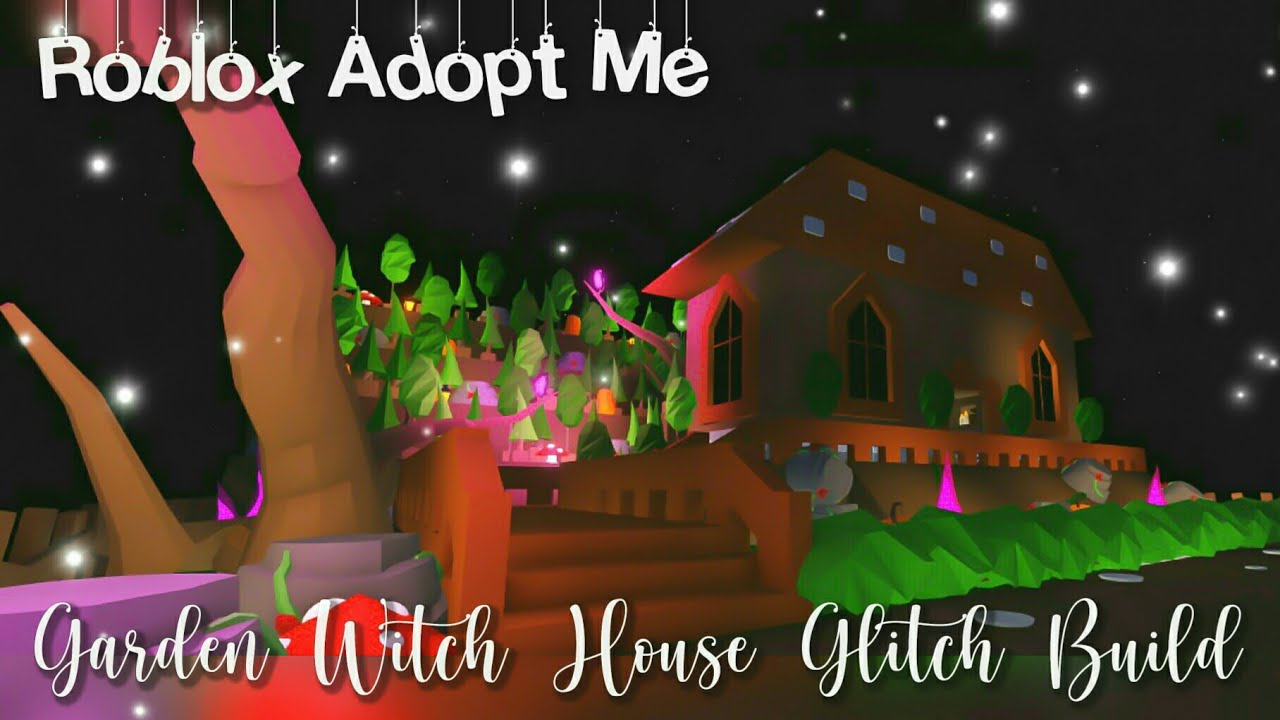Garden Witch House Glitch Build Tour Roblox Adopt Me Halloween Build