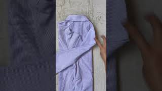 FOLDING SHIRTS  easy method for travel and storage