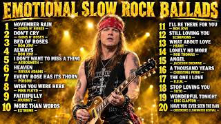 Download lagu 🔥 EMOTIONAL SLOW ROCK BALLADS 🎸 | GREATEST ROCK LOVE SONGS OF ALL TIME