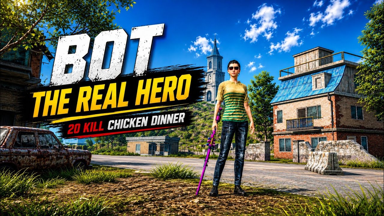 Intense Solo vs Squad Gameplay 🤫 Bot The Real Hero 🤫 20 Kill Chicken Dinner : ( NO COMMENTARY )