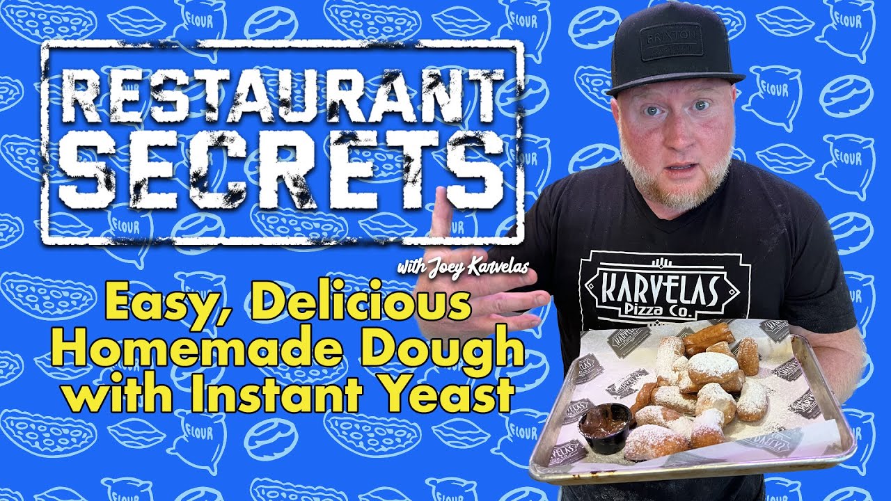 The Best Instant Yeast Dough Recipe for Pizza, Calzones and Zeppoles