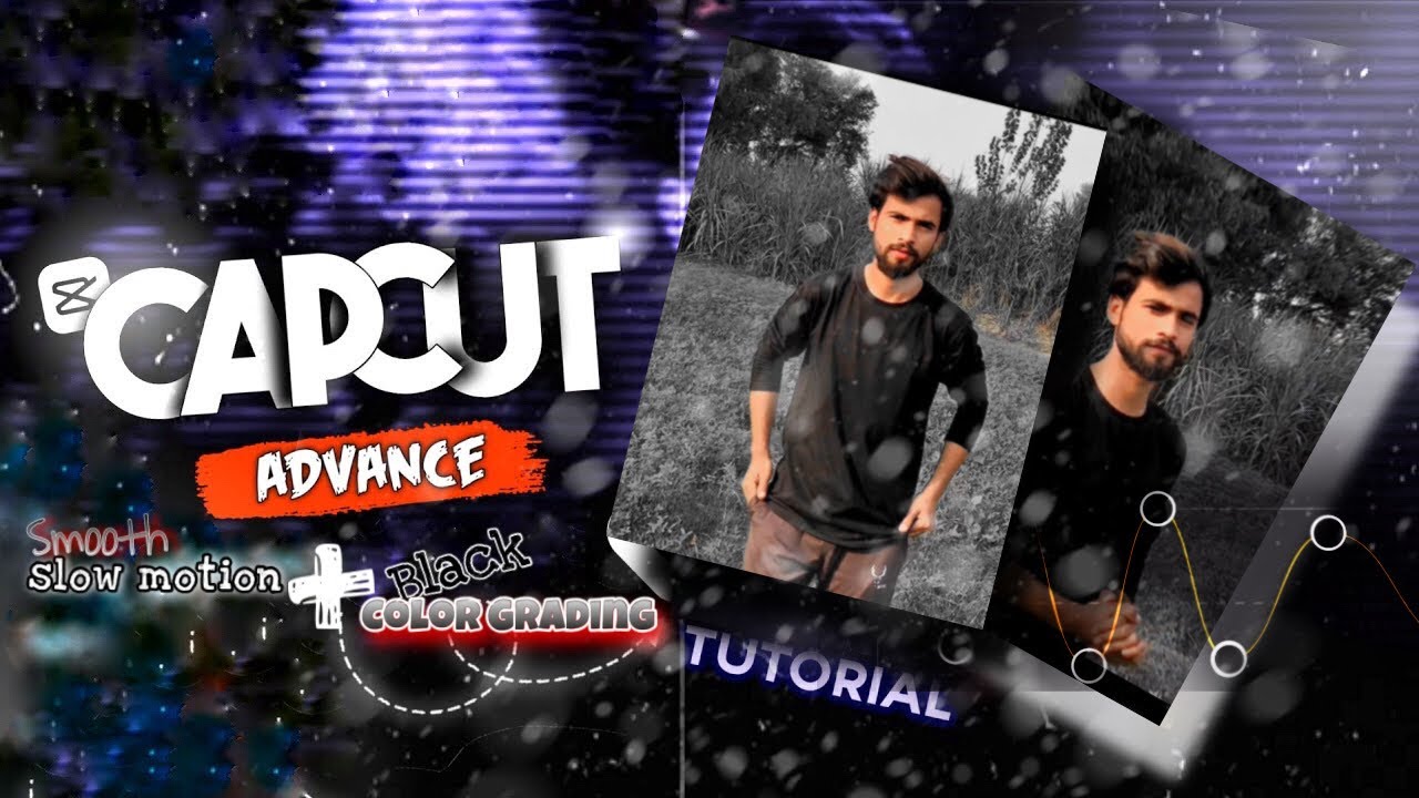 Capcut Smooth Slow motion +Black Effect Color Garding in capcut
