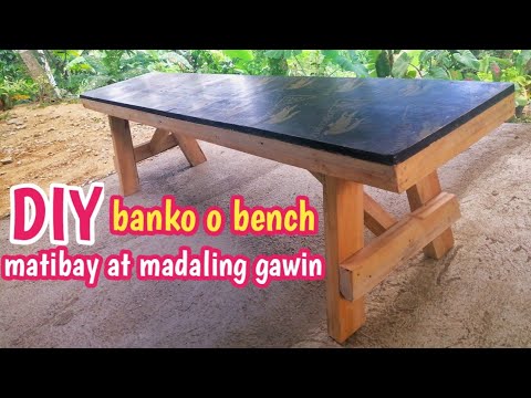 Video: Block Bench: Kung Paano Gumawa Ng Isang Do-it-yourself Cinder Block Bench? Paggawa Ng Mga Bangko Mula Sa Mga Bloke Ng Bula At Kahoy