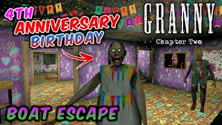 Granny Chapter Two | 4th Anniversary Mod | Boat Escape Full Gameplay screenshot 2