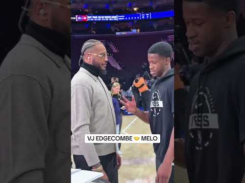 Melo & VJ share a moment in Philly