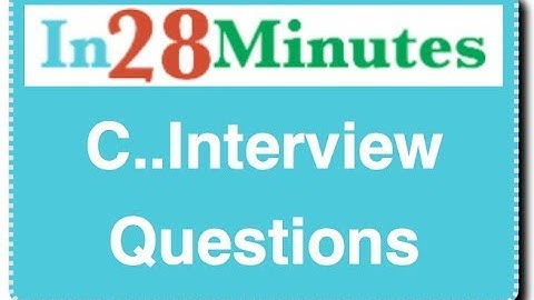 C Programming Language Interview Questions And Answers for Freshers - Part1