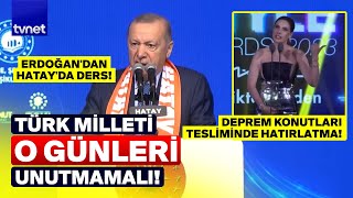 Erdoğan Hatayda Fırtına Estirdi Deprem Dönemi̇ Rezi̇lli̇kleri̇ Bi̇r Bi̇r Siraladi Leş Kargalarına Kapak