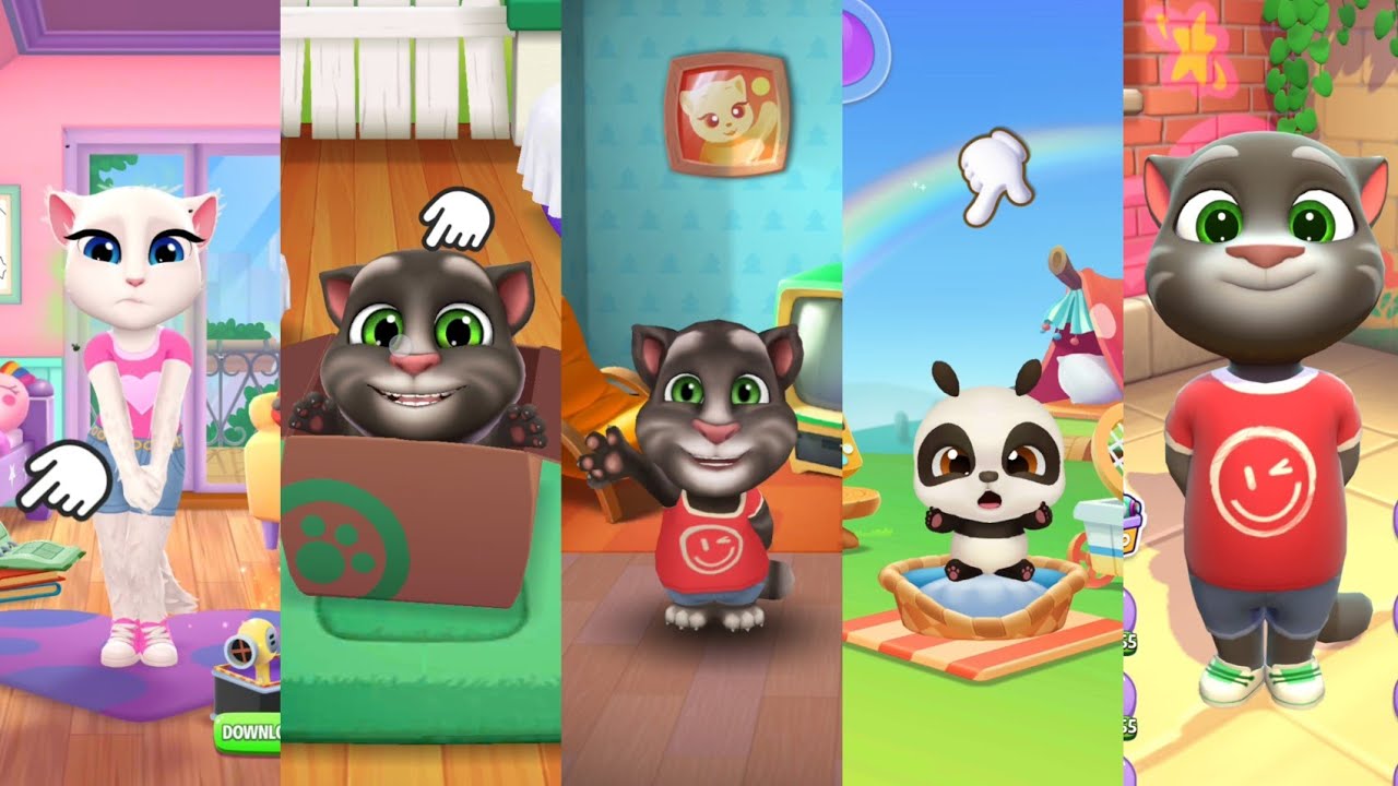 Tom cat vs my talking tom cat 