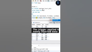 MySQL TRIGGERS with Example | Triggers on AFTER INSERT | MySQL Workbench: How to configure triggers