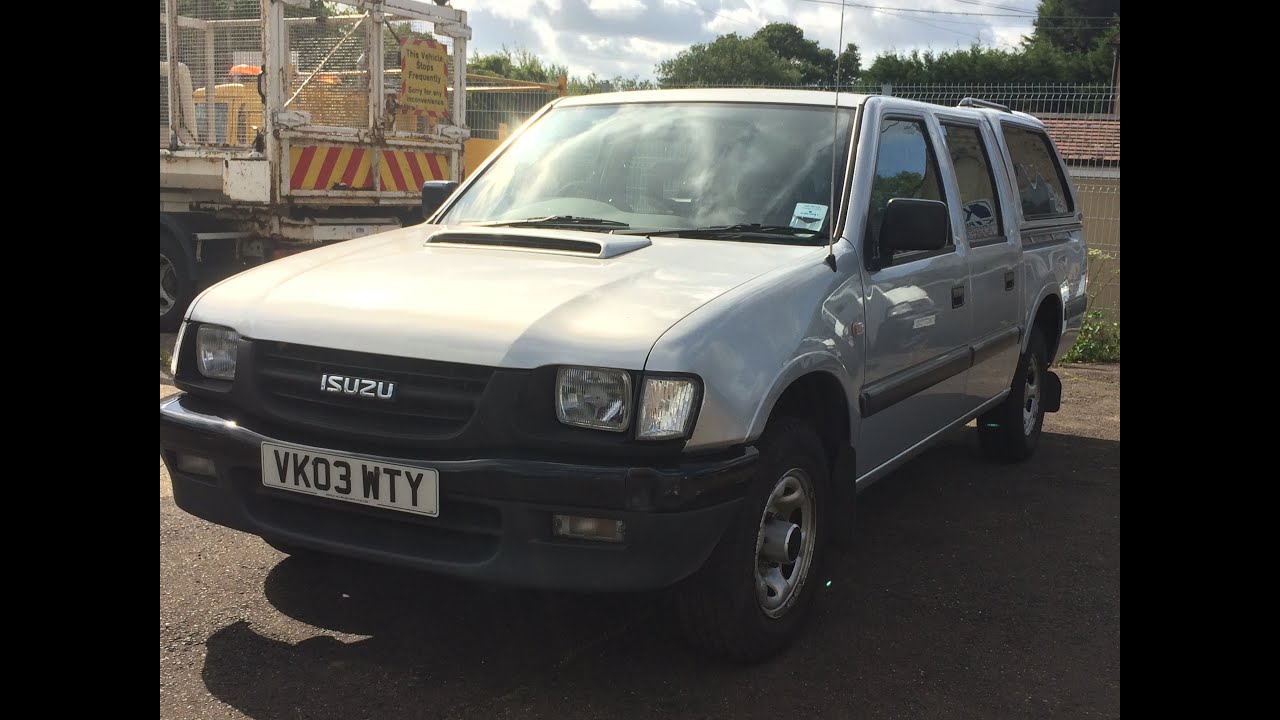 2003 isuzu tf 4x2 double cab pickup truck review youtube