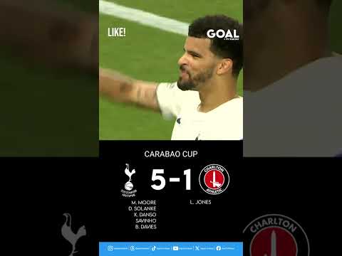 Pesta Gol! Tottenham Hotspur Bantai Charlton Athletic 5-1 di Carabao Cup — Olahraga