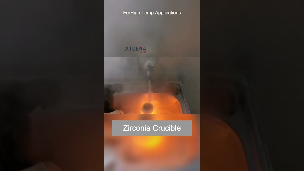 Zirconia Crucible for High Temp Applications