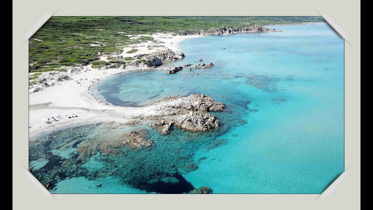 Sardinien Spiaggia Di Rena Majori Dji Drohnen Aufnahmen