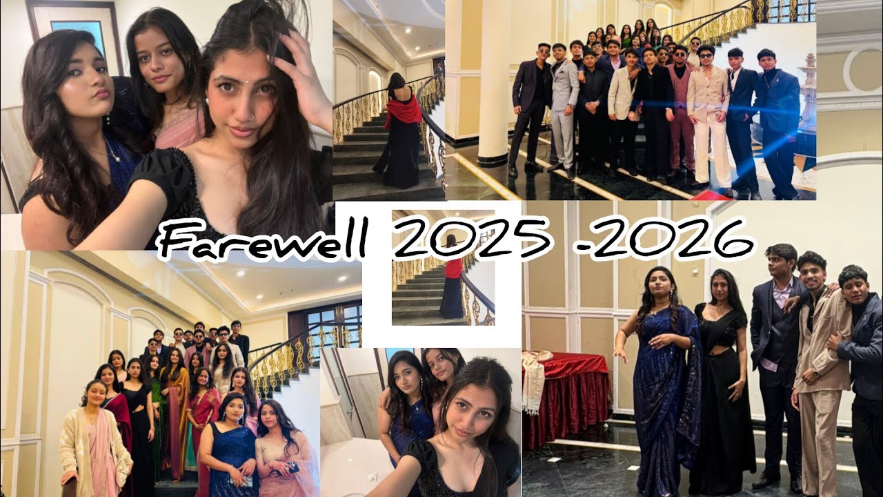 Farewell 2025-2026 | class 12 th | last day of schl | at blue sapphire ...