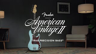 Exploring the American Vintage II 1960 Precision Bass | American Vintage II | Fender
