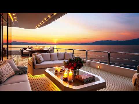 Smooth Jazz on a Luxury Yacht at Sunset 🎷