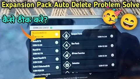 Expansion Pack Delete Problem | Free Fire Max Data Auto Delete  Problem Solve