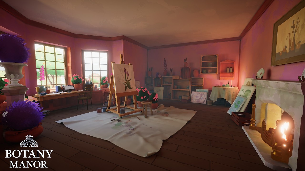 A Quiet Afternoon in the Estate Garden | Botany Manor | Whispered ASMR Gameplay