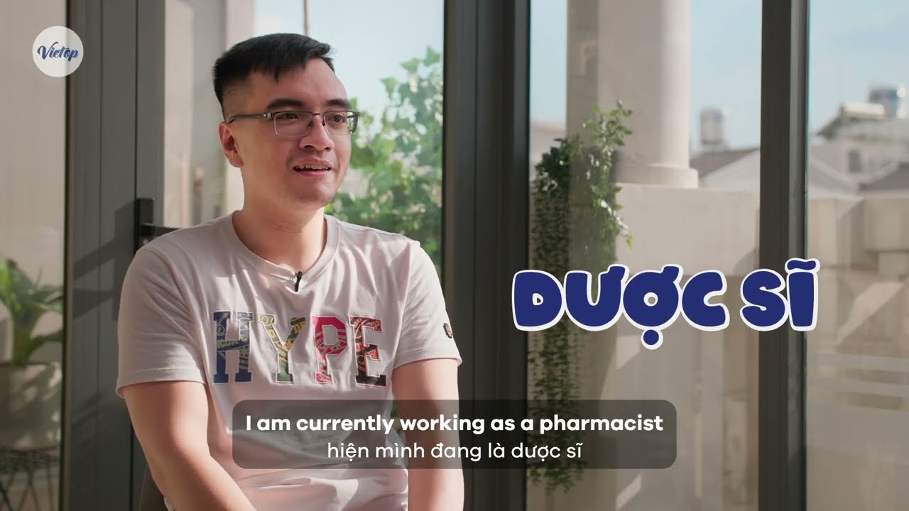 Chàng trai dược sĩ chia sẻ trải nghiệm học IELTS tại Vietop - Quốc Huy, 7.0 IELTS - youtube