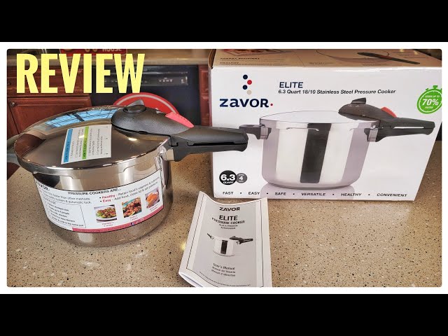 Zavor ZPot Stainless Steel Pressure Cooker 6 Quart for Stovetop