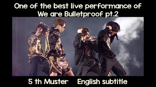 BTS - Intro + We Are Bulletproof pt.2 live at 5th Muster (stage mix) 2019 [ENG SUB] [Full HD] Resimi